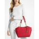 thumbnail image 2 of Cartera Michael Kors Jet Set Large Saffiano Cuero Shoulder Bag, Rojo, 2 of 3