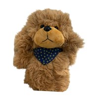 Bothyi - Funda De Cabeza De Palo De Golf De Peluche Con Forma De Perro, Antiarañazos, Regalo Divertido Para Hombres Y Mujeres, Color Café