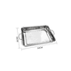thumbnail image 5 of Bandeja Asadera Acero Inoxidable 50x35cm Para Horno Con Asas, 5 of 5
