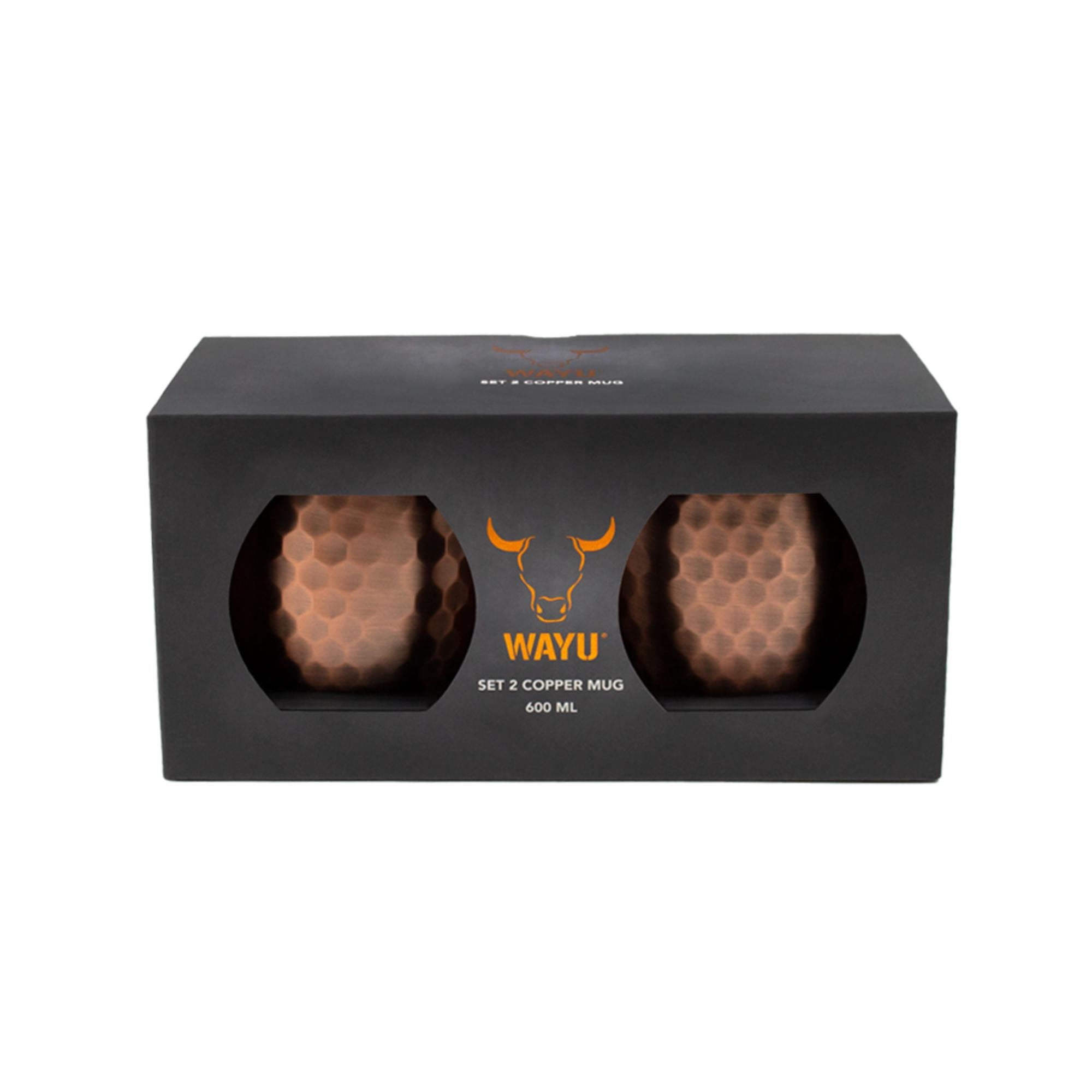 Wayu - Mug De Cobre 2 Unidades 600Ml 6902221293145