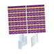 thumbnail image 1 of Bolsa De Almacenamiento Multiusos Para Cuadros De Bolsillo Para El Aula, Para Armario De Dormitorio, 72 Bolsillos, Color Violeta, 1 of 3