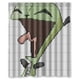 thumbnail image 1 of Cortina de ducha de Invader Zim Gir, juego de cortinas de baño con ganchos, tamaño 60 x 72 pulgadas, 1 of 3