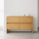 thumbnail image 1 of Cómoda "Volcán" 4 Cajones Mueble de Madera - Natural - 120x40x90 cm, 1 of 3