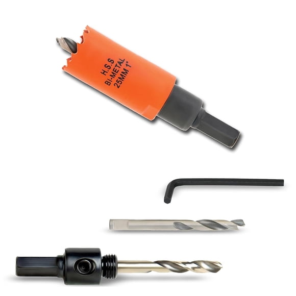 Sierra copa VIKITON de 6 pulgadas bimetálica con arbor para metal y madera