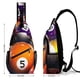 thumbnail image 2 of Billar Riñonera Bandolera con Estampado Integral para Hombres y Mujeres, Bolso Cruzado Gráfico de Tendencia, Mochila de Hombro Streetwear para Ciclismo y Deportes, Riñonera Versátil Casual, 2 of 6