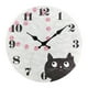 thumbnail image 5 of Reloj De Pared Divertido Con Diseño De Gato, Reloj De Pared Rústico Y Silencioso Para Interior, Dormitorio, Sala De Estar, Estilo B, 5 of 5