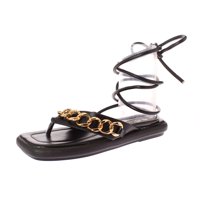 Vía Franca - Sandalia Romana Negro I-Run