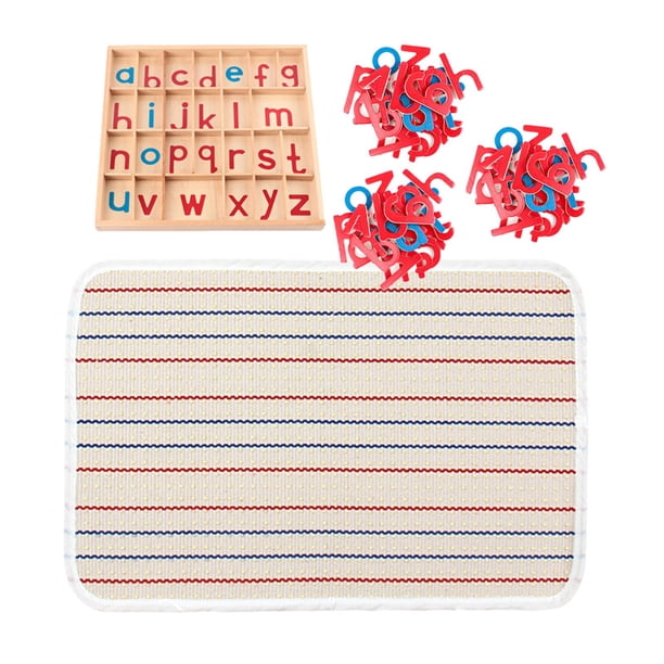 Letras De Madera Montessori Alfabeto Móvil Para Regalos Navideños De 3, 4 Y 5 Años, 3 Paquetes De Letras