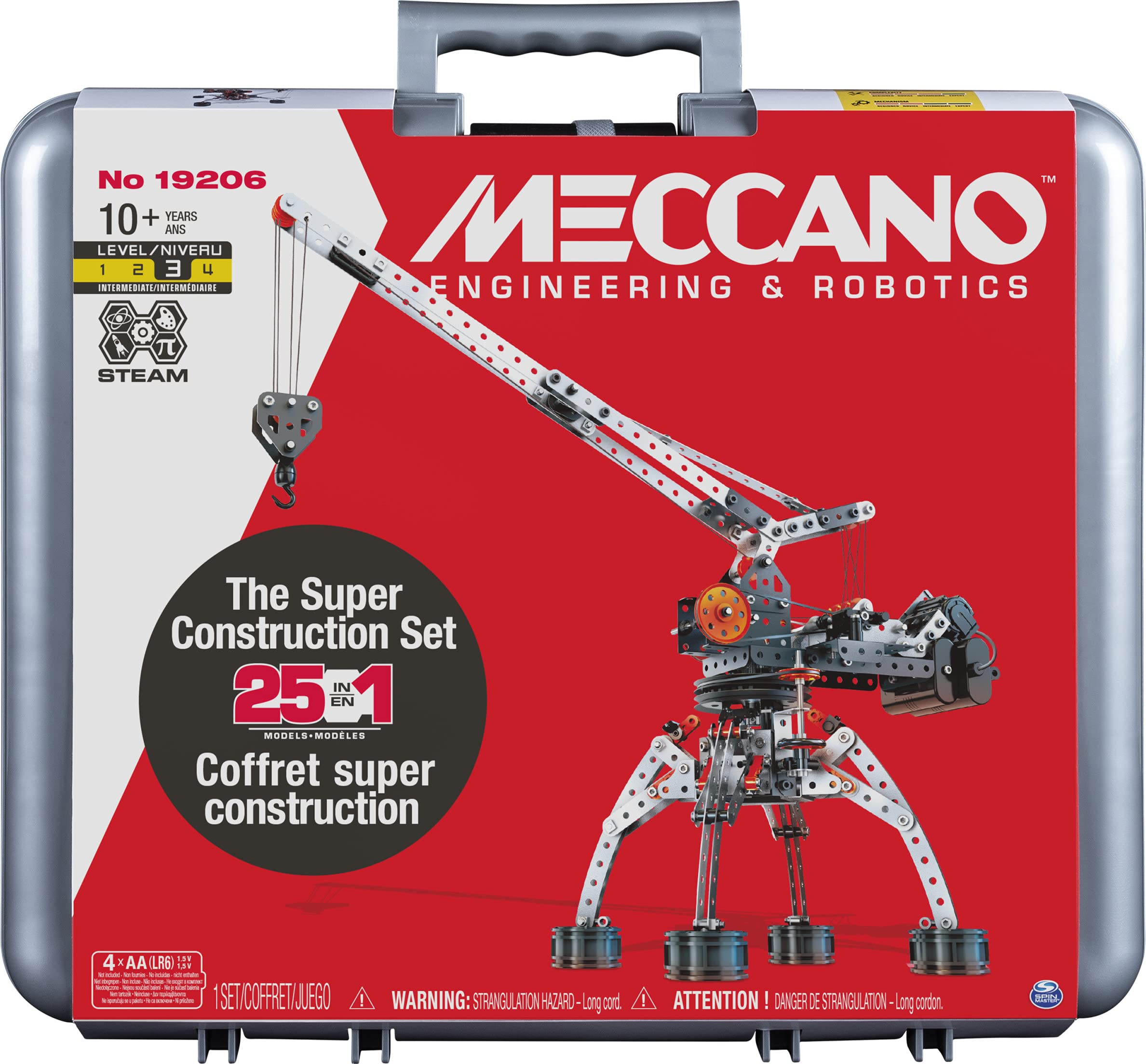 Set De Construcción Meccano Super Construction 25 En 1 Con Motor