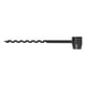 thumbnail image 1 of Broca de Barrena de Acero Al Carbono, Manual, Duradera, Portátil, Resistente, Bushcraft, Excavadora Manual para Senderismo Al Aire Libre, Pesca, Mochi , 1cm-26cm, 1 of 5