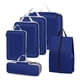 thumbnail image 1 of 6x Bolsas Organizadoras De Equipaje Esenciales De Viaje Bolsas Organizadoras De Equipaje De Viaje Azul, 1 of 5