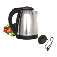 Genérico - Hervidor Eléctrico 2.0 Litros | Acero Inoxidable | 1500W