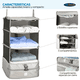 thumbnail image 5 of Organizador De Maleta Viaje Carry All Travel Closet S Plegable Portátil Colgante, 5 of 8