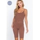 thumbnail image 1 of Enterito CC Clothing Sin Costuras De Punto Con Detalle Pointelle Cuello Redondo Truffle S/M, 1 of 4