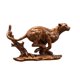 thumbnail image 3 of Estatua De Leopardo De Escritorio, Figura De Leopardo De Resina Para Sala De Estar, Dormitorio, Marrón, 3 of 3