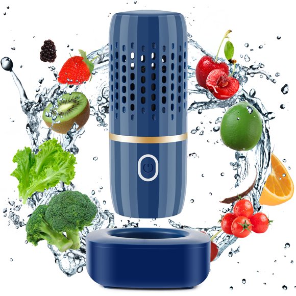 Purificador inalámbrico para frutas y verduras Cudinham, azul