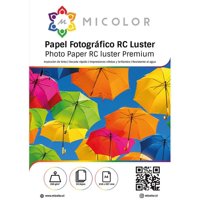 Micolor - Papel Fotografico Premium Rc Luster A4 260 G 20 Hojas