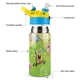 thumbnail image 3 of Bob Esponja Botella de Agua con Tapa Pop Top de Un Toque, Acero Inoxidable, a Prueba de Fugas, para Deportes, Botella Infantil azul 12 oz, 3 of 6
