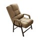 thumbnail image 2 of Silla De Escritorio, Asiento Acolchado, Cómodo Pa?o De Lino, Silla Moderna Para Ordenador, Color Marrón Claro, 2 of 5