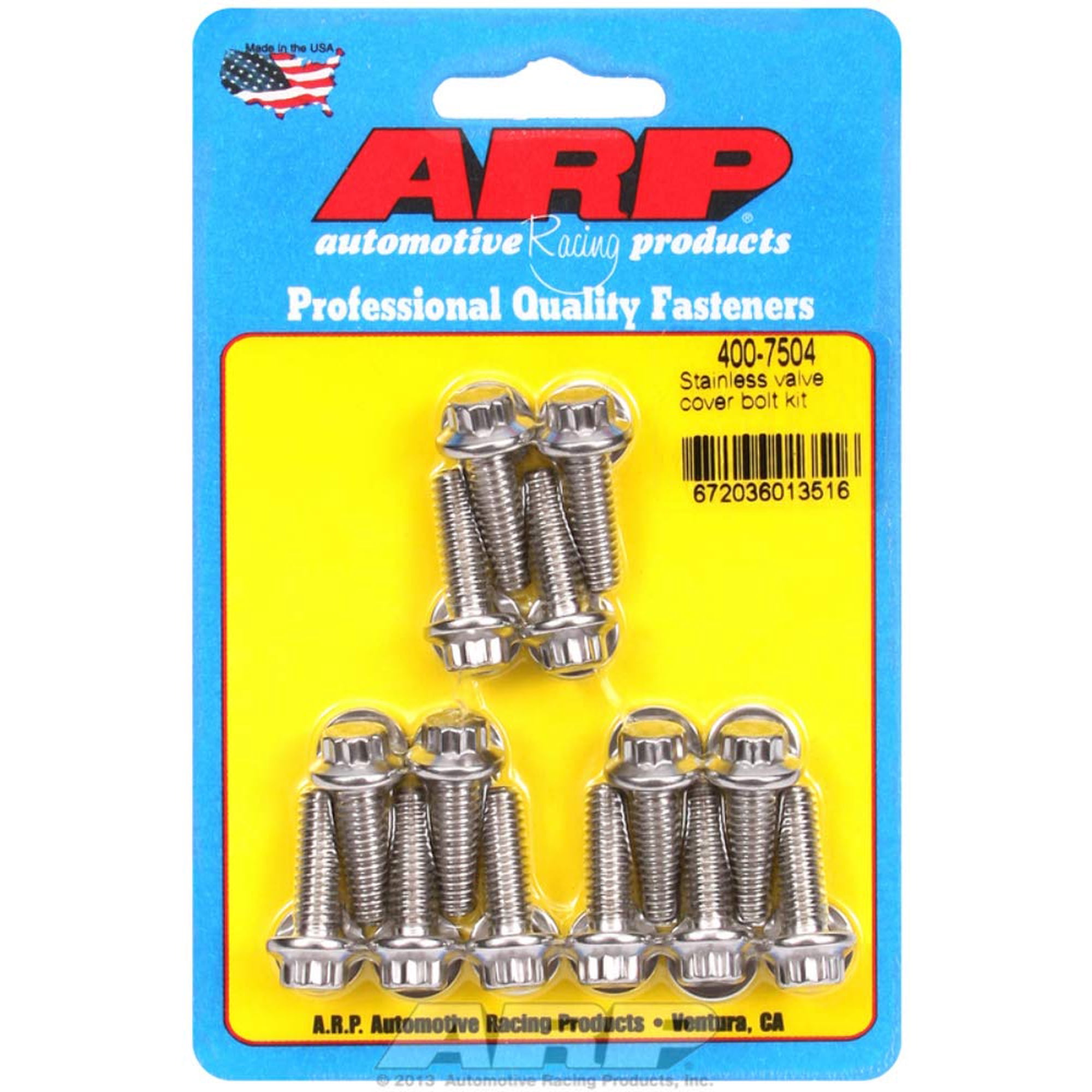 Kit De Tornillos Para Tapa De Válvula Arp 400-7504