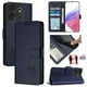 thumbnail image 1 of Funda tipo cartera FOXDOCK para BLU View 5 con soporte, ranuras, RFID, diseño de gato, 1 of 5