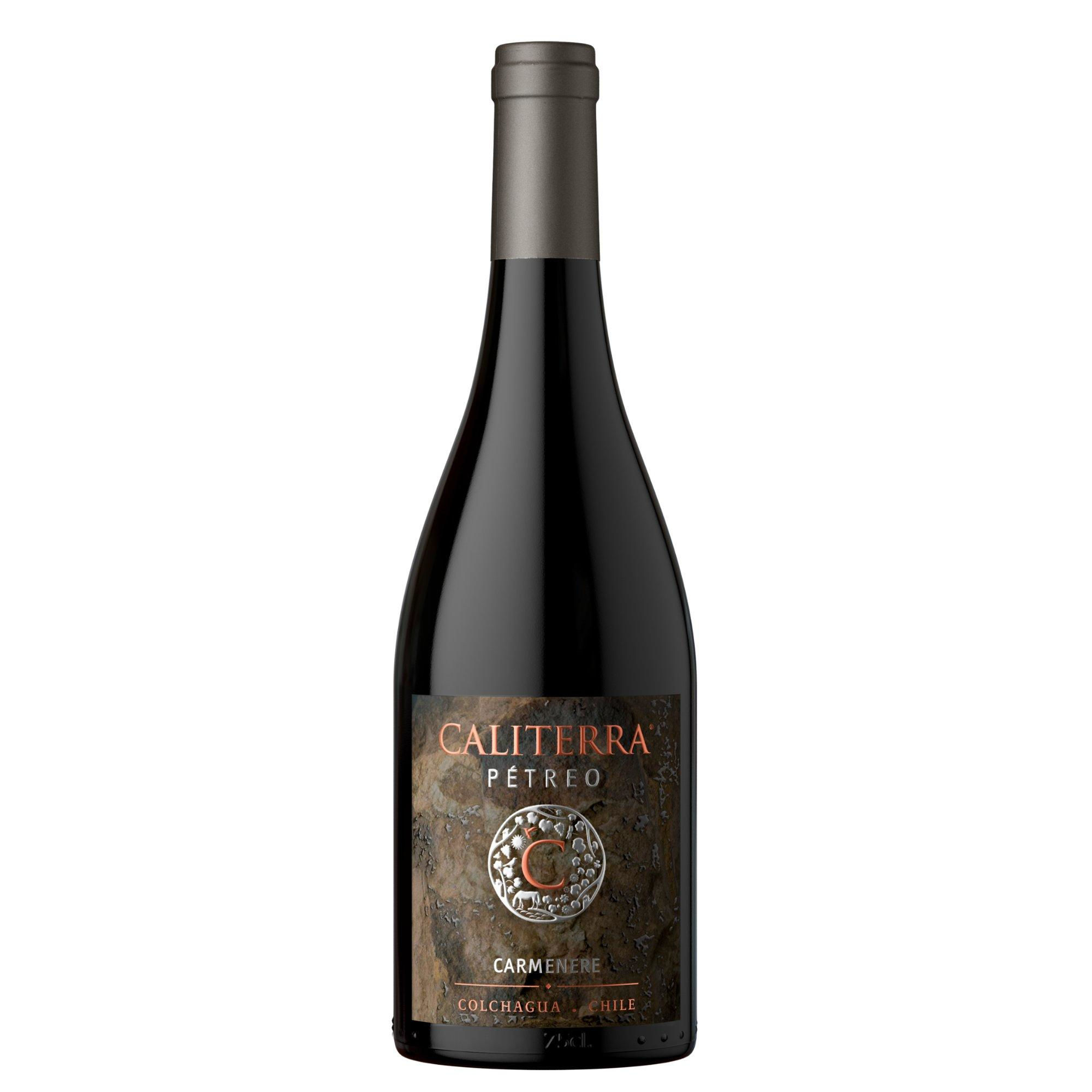 Vino Tinto Carmenere Petreo 13° Botella 0,75 L Caliterra