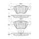 thumbnail image 2 of Pastillas Freno para auto BMW X3 30i 2004-2010 Delantero, 2 of 5