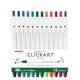 thumbnail image 1 of Set de 12 plumas de colores a base de agua Zebra Clickart Calm Dark, 1 of 7