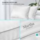 thumbnail image 4 of Almohada Martha Stewart Hotel Collection 500 hilos 100% algodón, 4 of 4
