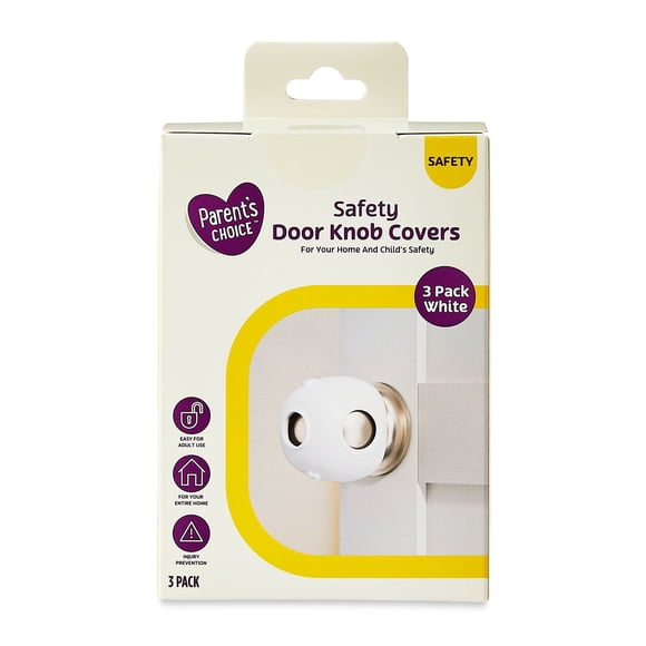 Cubierta Perilla Puerta Parents Choice 3 Pack Blanco