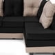 thumbnail image 3 of SOFA SECCIONAL BALI FELPA NEGRO, 3 of 4