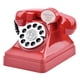 thumbnail image 1 of Teléfono Retro Hucha Teléfono Caja de Ahorro de Dinero Escultura Decoración de Mesa Dial Teléfono Tarro de Ahorro de Dinero para Dormitorio Estante de rojo, 1 of 4