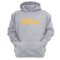 Genérico - Polerón Canguro Ucla Gris Claro Talla S Unisex