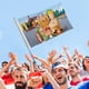 thumbnail image 4 of Recreo Bandera impresa con temática, regalo perfecto para fanáticos, amigos y familiares, y adecuada para actividades al aire libre e interiores, decoraciones de fiesta. 90 cm × 150 cm., 4 of 6