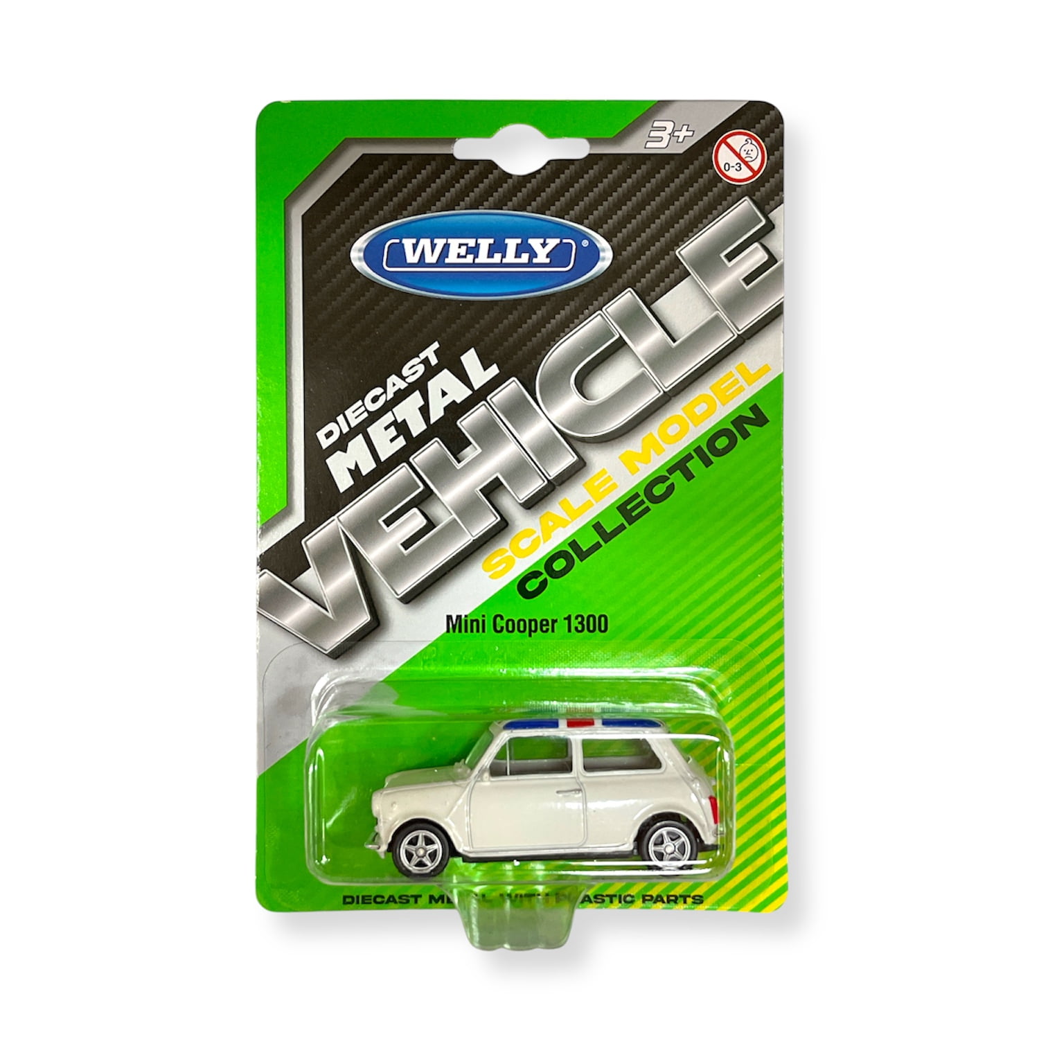 Toyng - Auto Mini Cooper 1300 (uk Flag) Escala 1:60 - Welly