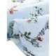 thumbnail image 5 of INSPIRE CHIC Camisa de Mujer con Botones, Estampado Floral Pequeño, Manga Larga, Cuello en Punta, Blusa de Oficina, Talla S, Azul Claro, 5 of 6
