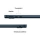 thumbnail image 5 of MacBook Air 13.6" Chip M4 10C GPU 10C 24GB 512GB SSD Medianoche, 5 of 12