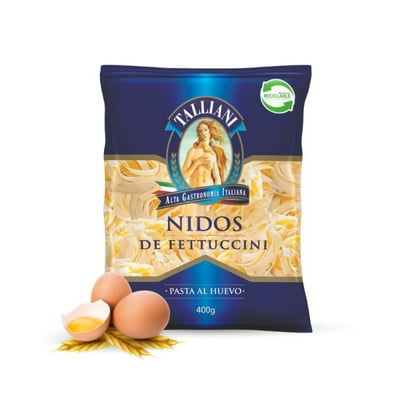 Fideo Pasta Al Huevo Nidos De Fetuccini Bolsa 400 G Talliani