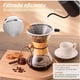 thumbnail image 5 of Cafetera de Vidrio Café por Goteo de 800ml con Filtro Reutilizable de Acero Inoxidable, 5 of 8