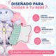 thumbnail image 4 of Flotador de Pecho para Bebé con Sombrilla y Reposacabezas No Inflable Mambobaby Azul, 4 of 5
