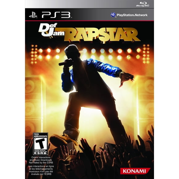Juego musical Konami Def Jam Rapstar PS3 nuevo
