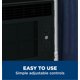 thumbnail image 4 of Aire acondicionado de ventana GE de 5000 BTU para 14 m², color negro, 4 of 6