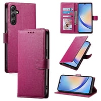 Funda Para Foxdock Samsung Galaxy A34 5G– Cuero Premium, 3 Ranuras Para Tarjetas, Protección Contra Impactos