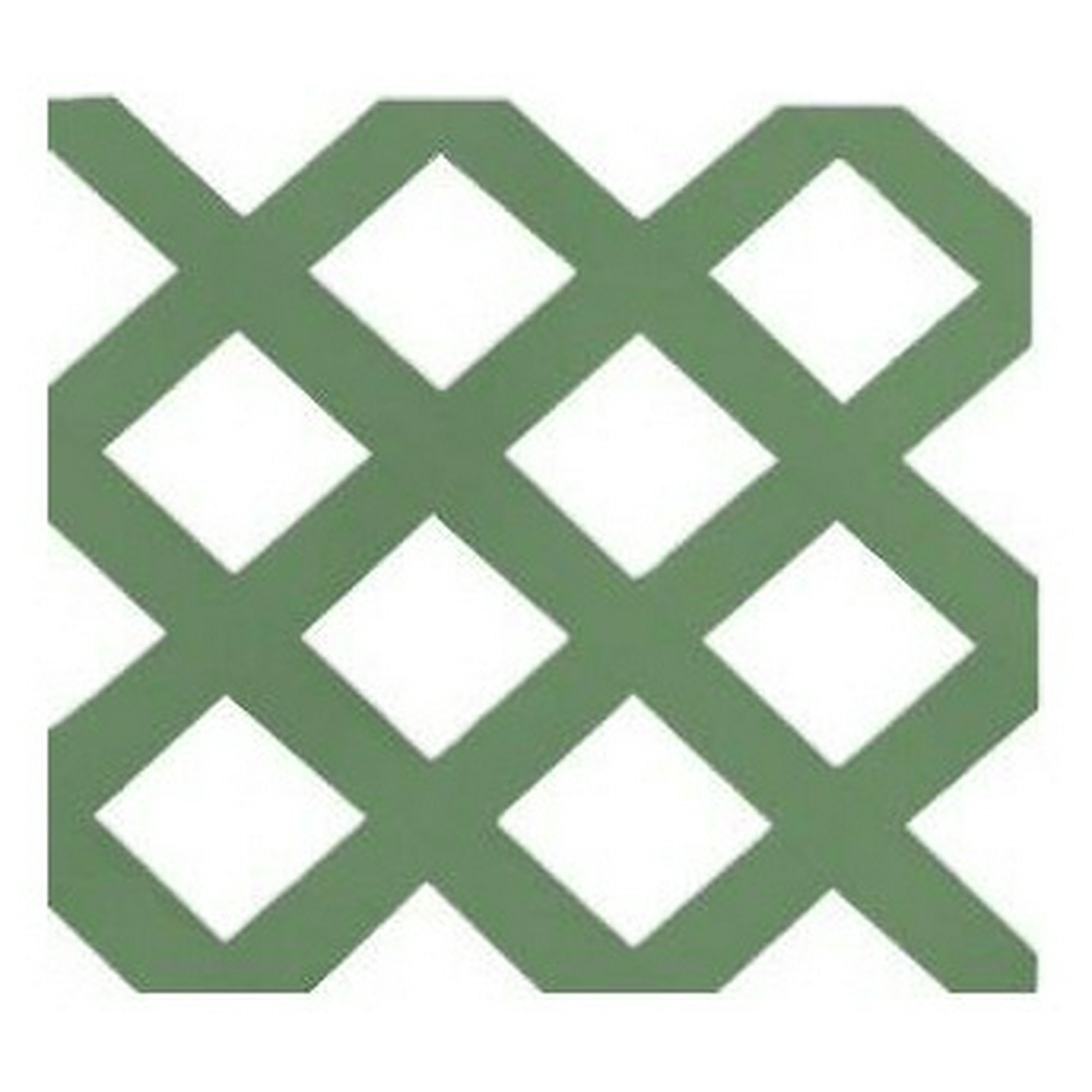 Enrejado Treillage Pvc 1,2x2,4 Mts Rombo 7,8cms Verde Dvp