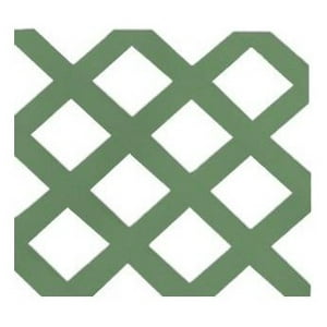 Enrejado Treillage Pvc 1,2X2,4 Mts Rombo 7,8Cms Verde Dvp