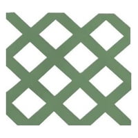 Enrejado Treillage Pvc 1,2X2,4 Mts Rombo 7,8Cms Verde Dvp