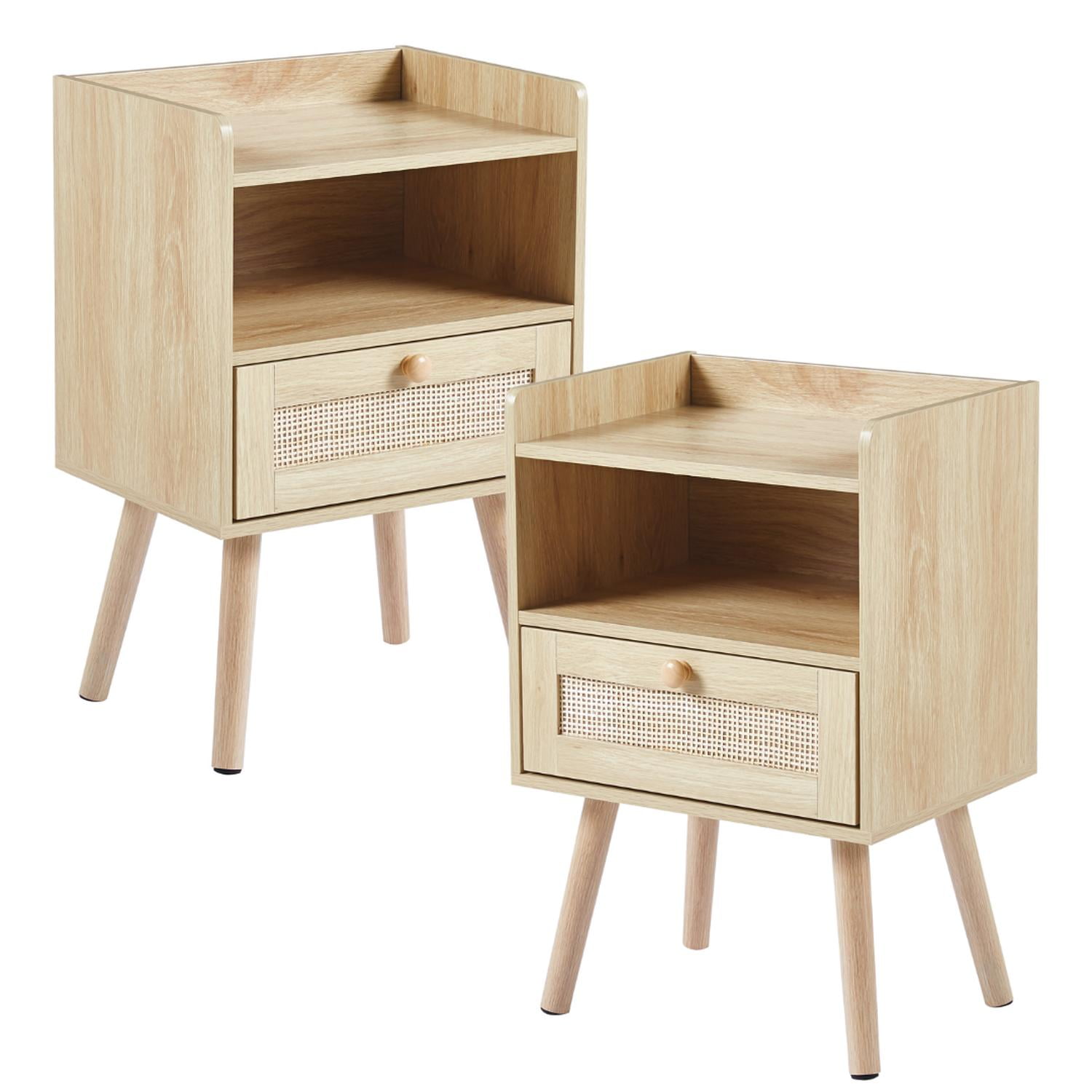 Pandalino - Pack 2 Veladores Norlan | Elegante Y Funcional Cafe