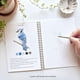 thumbnail image 4 of Cuaderno de acuarela de aves Emily Lex Studio 16,5 x 23 cm, 4 of 9