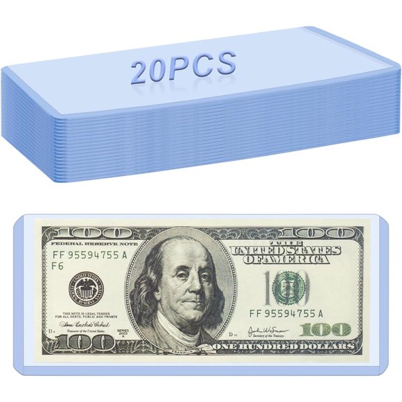 Fundas para billetes SOKOSEY, 20 unidades