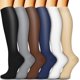 thumbnail image 1 of suxuMhao Calcetines Suaves hasta la Rodilla, Calcetines Talla Plus, Longitud Media, Calcetines Extragrandes, Calcetines de Pantorrilla Talla Grande, Calcetines Deportivos Transpirables de Running, 1 of 2